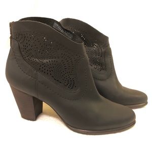 UGG Charlotte Seaweed Perforated Ankle Boot